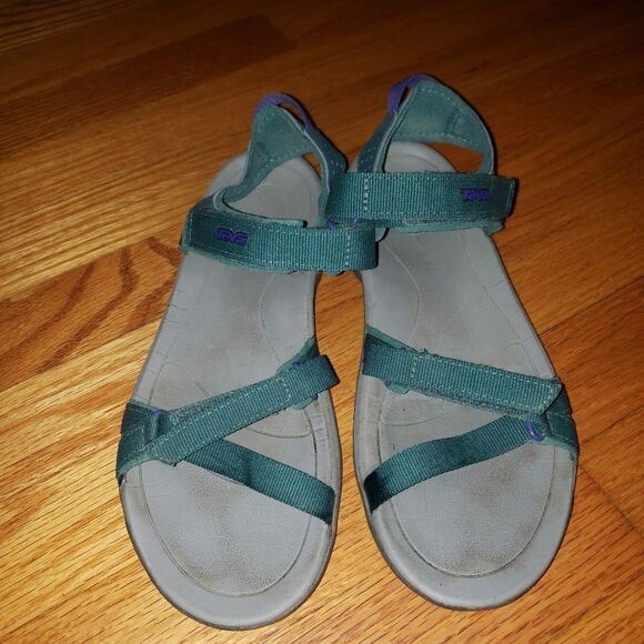 Teva Green Slingback Sandals - Picture 2 of 7